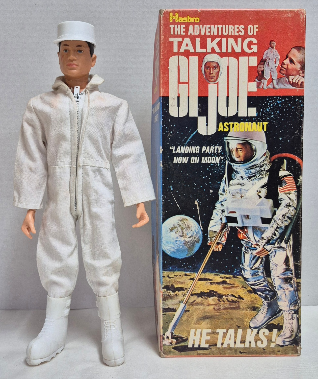 1969 Hasbro The Adventures of Talking G.I. Joe Astronaut in #7915 Box with Insert 1