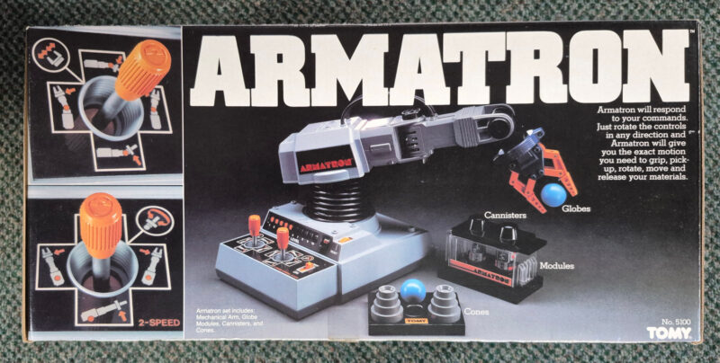 1981 Tomy Armatron Robotic Arm Complete in the Box 2