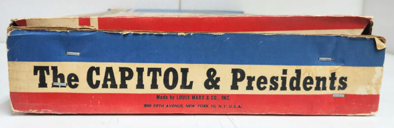 1961 Marx Masterbuilder Kit Capitol of the United States with Presidents Model Kit