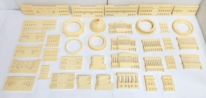 1961 Marx Masterbuilder Kit Capitol of the United States with Presidents Model Kit