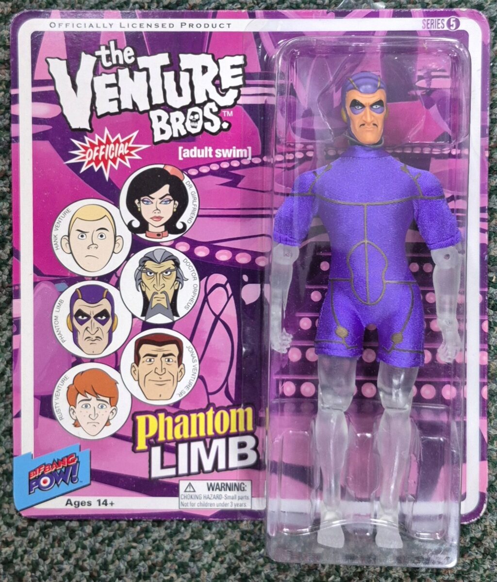 MOC Bif Bang Pow! The Venture Bros. Phantom Limb Figure: Factory Sealed 1
