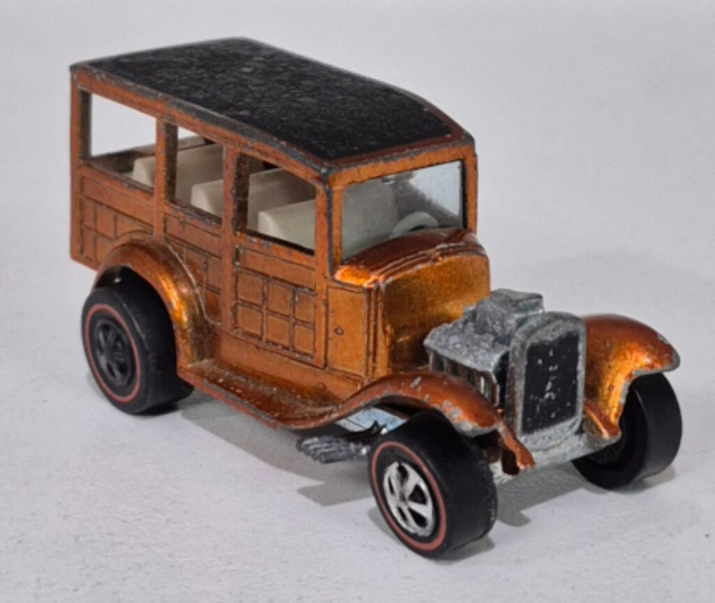 1969 Mattel Red Line Hot Wheels Orange Classic '31 Ford Woody 1