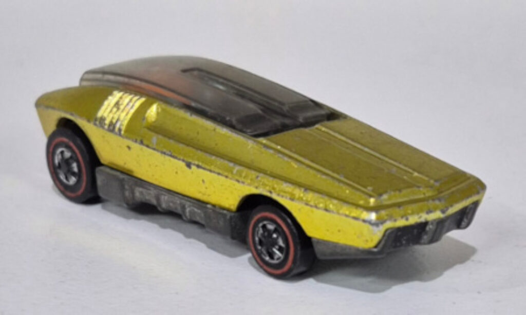 1970 Mattel Red Line Hot Wheels Yellow Whip Creamer 1