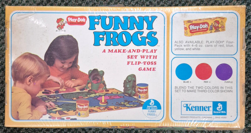 1973 Kenner General Mills Play Doh Funny Frogs Playset : Mint in Sealed Box 2