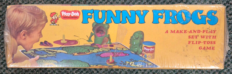 1973 Kenner General Mills Play Doh Funny Frogs Playset : Mint in Sealed Box 4