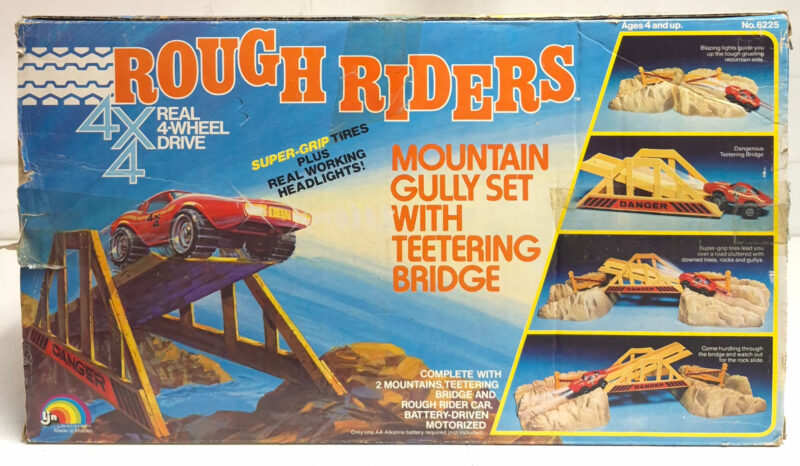 1983 LJN Rough Riders Mountain Gully Set with Teetering Bridge in the Box 2
