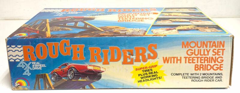 1983 LJN Rough Riders Mountain Gully Set with Teetering Bridge in the Box 4