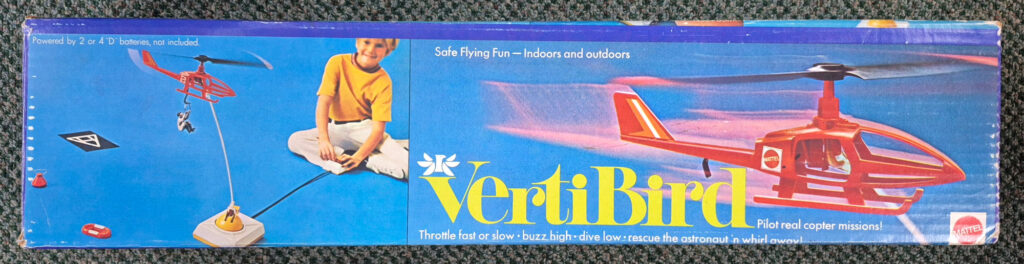 1971 Mattel Vertibird Battery-Operated Rescue Helicopter Compete in the Box 1