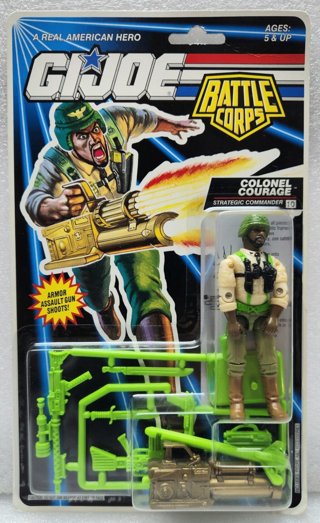 MOC 1992 Hasbro G.I. Joe ARAH Battle Corps Colonel Courage : Factory Sealed 1