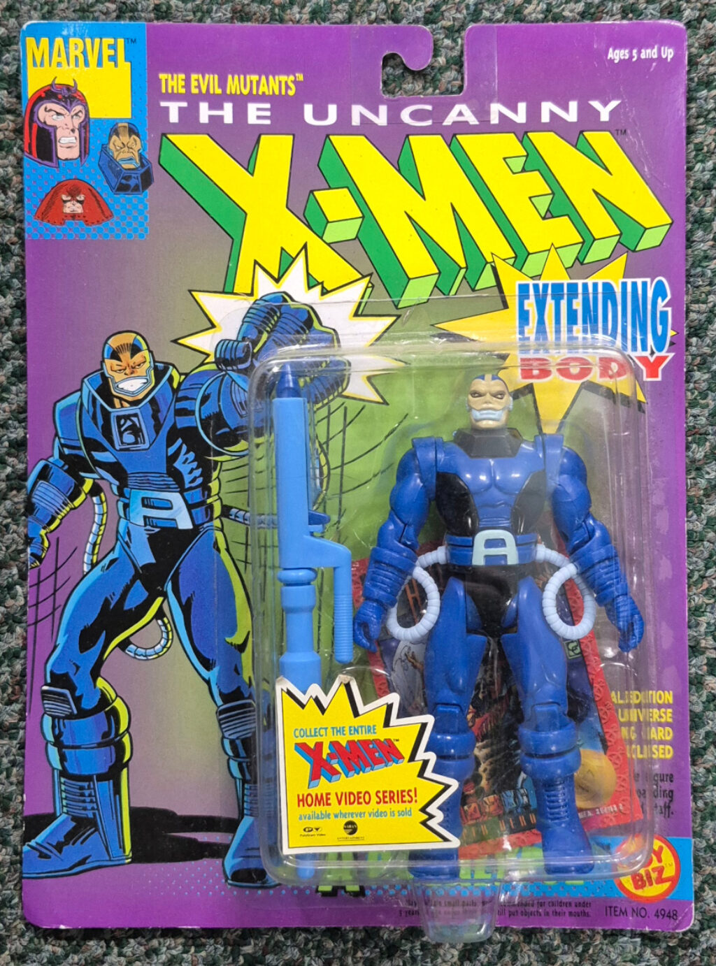Toy Biz 1991 Uncanny X-Men Apocalypse Action Figure: Mint on Card 1