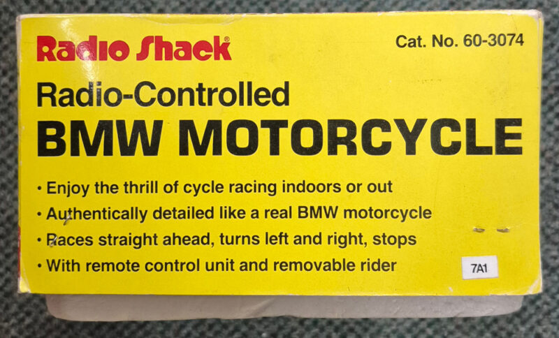19890 Radio Shack R/C Radio-Controlled BMW Motorcycle in the Box 4