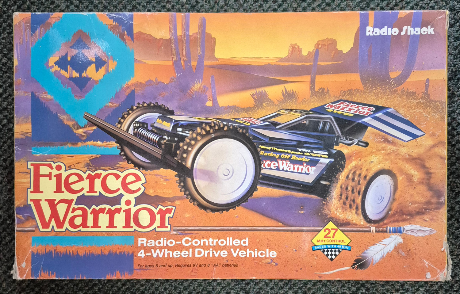 1994 Radio Shack R/C Fierce Warrior Radio-Controlled 4-Wheel Drive Vehicle in the Box 1