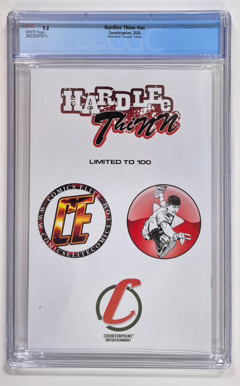 2020 CGC 9.8 Counterpoint Entertainment Hardlee Thinn #NN White White Naughty Edition Virgin Cover 2