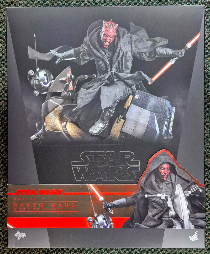 Hot Toys MMS749 Star Wars The Phantom Menace Darth Maul with Sith Speeder 1:6 Scale Figure 1