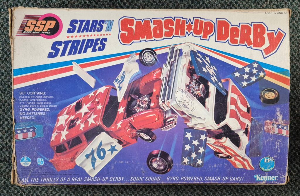 1976 Kenner SSP Stars 'n Stripes Smash-Up Derby Complete in Original Box 1