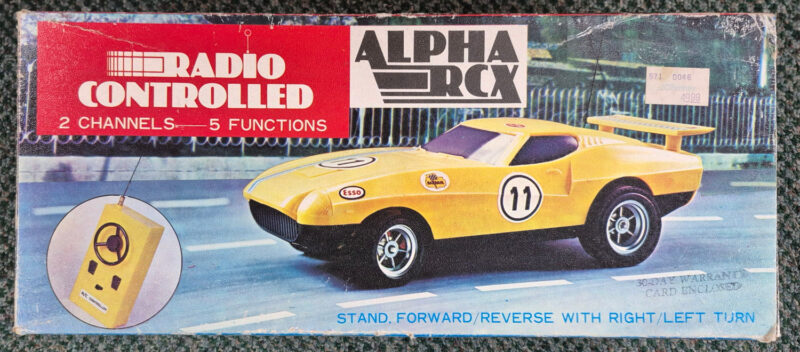 1970's LaTrax R/C Radio-Controlled Alpha RCX Sports Car in the Box 1