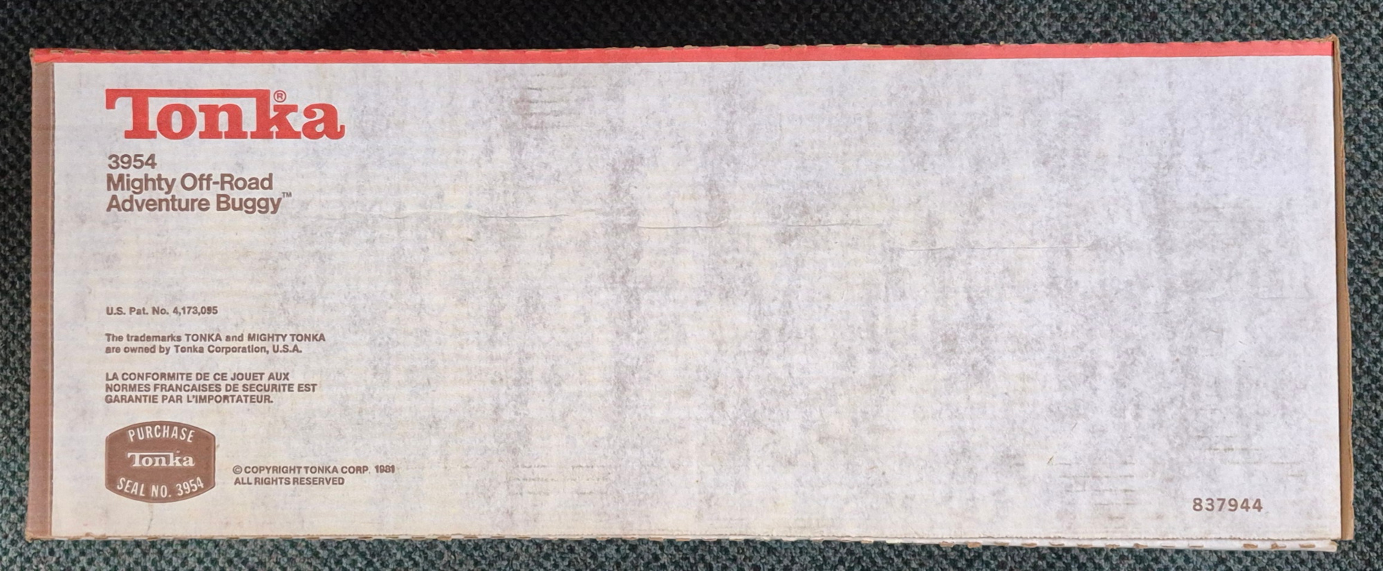 mighty-tonka-3954-off-road-adventure-buggy-mib-4 1981 MIB Mighty Tonka #3954 Off-Road Adventure Buggy Pressed Steel Truck - Sealed 4