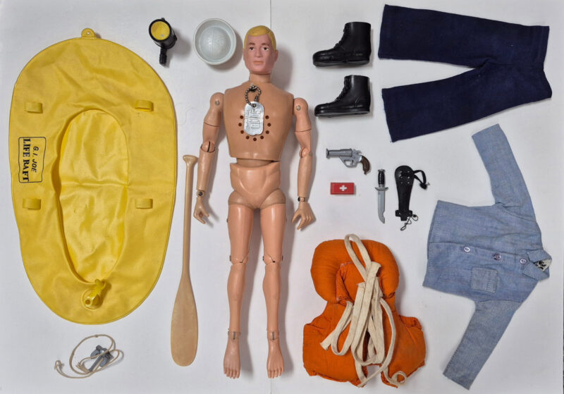 1967 Hasbro G.I. Joe Talking Action Sailor with Complete Sea Rescue Action Pack 5