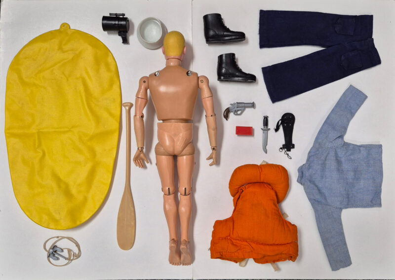1967 Hasbro G.I. Joe Talking Action Sailor with Complete Sea Rescue Action Pack 6