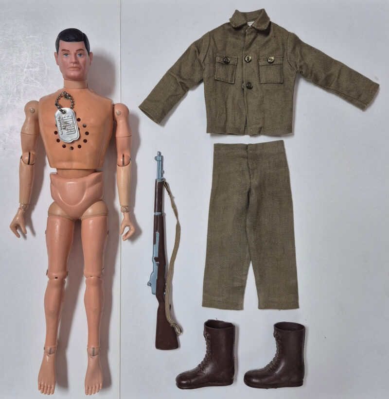 1967 Hasbro G.I. Joe Talking Action Soldier with Foreign Head 5