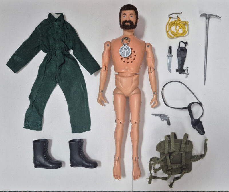 1973 Hasbro G.I. Joe Adventure Team Talking Land Adventurer and Dangerous Climb Action Outfit Plus Extras 5