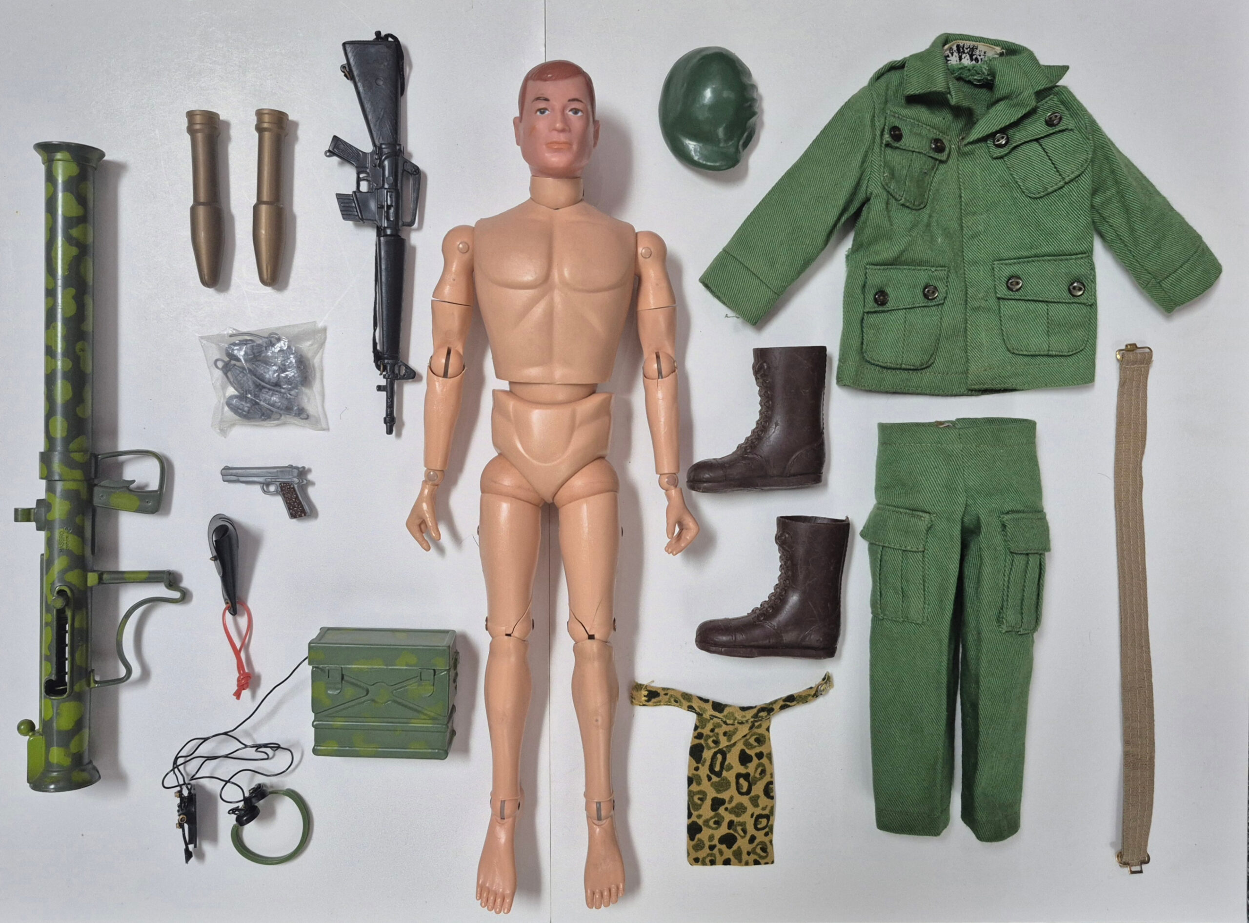 1966 Hasbro G.I. Joe Complete Green Beret Figure with