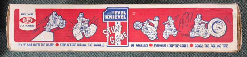 1974 Ideal Evel Knievel Stunt Game Complete and Working in Box 3