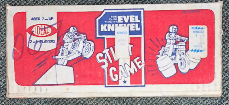 1974 Ideal Evel Knievel Stunt Game Complete and Working in Box 5
