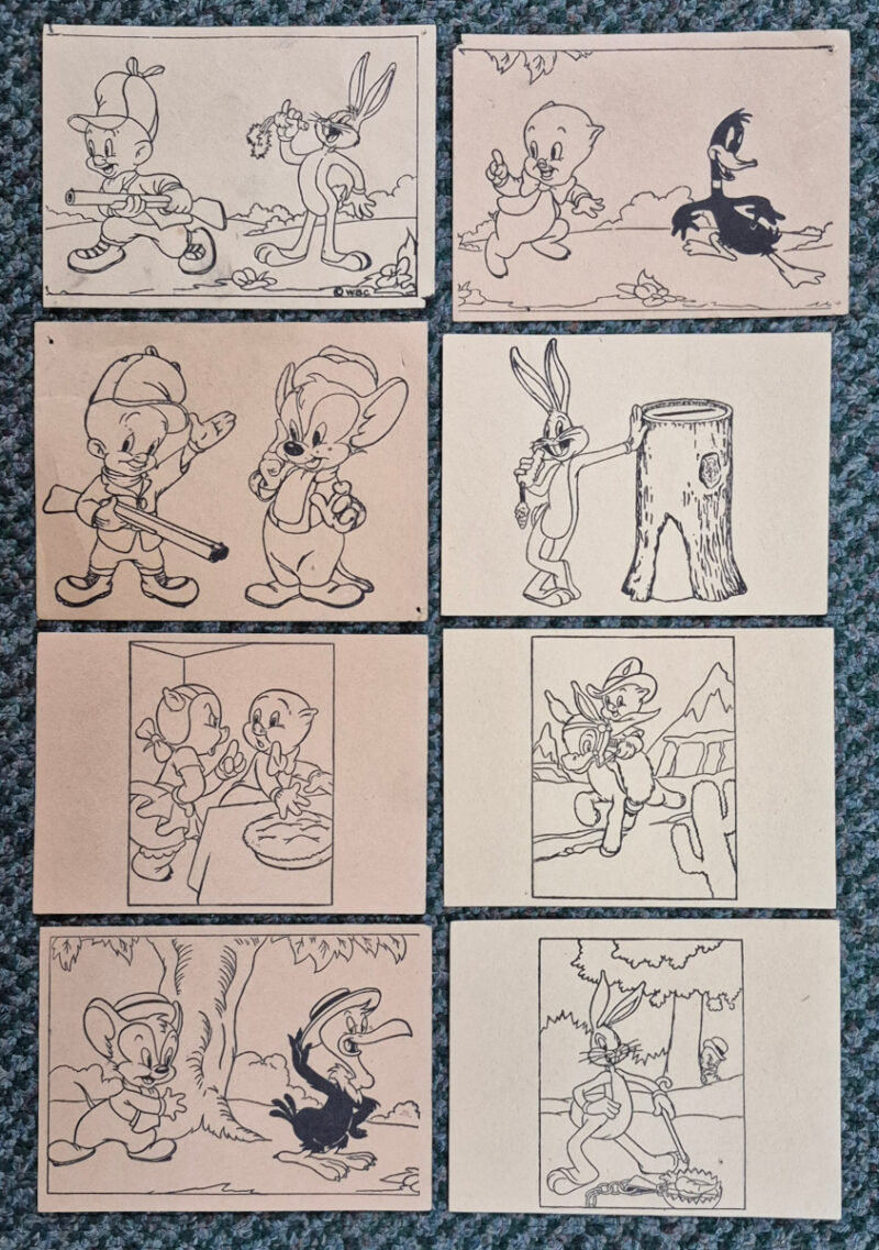 1950's Metal Moss Looney Tunes and Merrie Melodies Cartoon-O-Graph Sketch Board in the Box 4