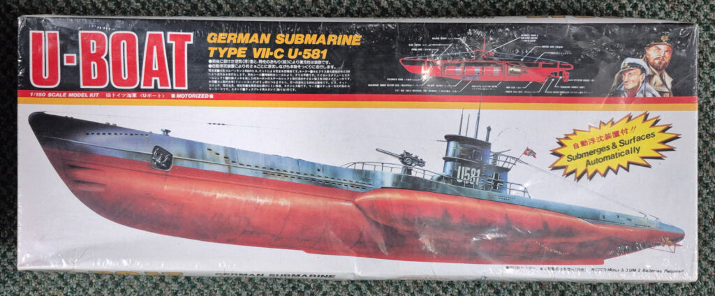 CC Lee U-Boat German Submarine Type VII-C U-581 Model Kit in Sealed Box 1