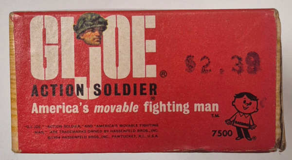 hasbro-1964-gi-joe-action-soldier-in-7500-box-13 1964 Hasbro G.I. Joe Action Soldier in Fatigues Uniform in 7500 Box with Paperwork 13