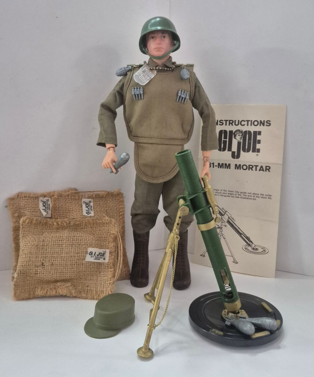 1966 Hasbro G.I. Joe Action Soldier with 81mm Mortar Equipment Set 3