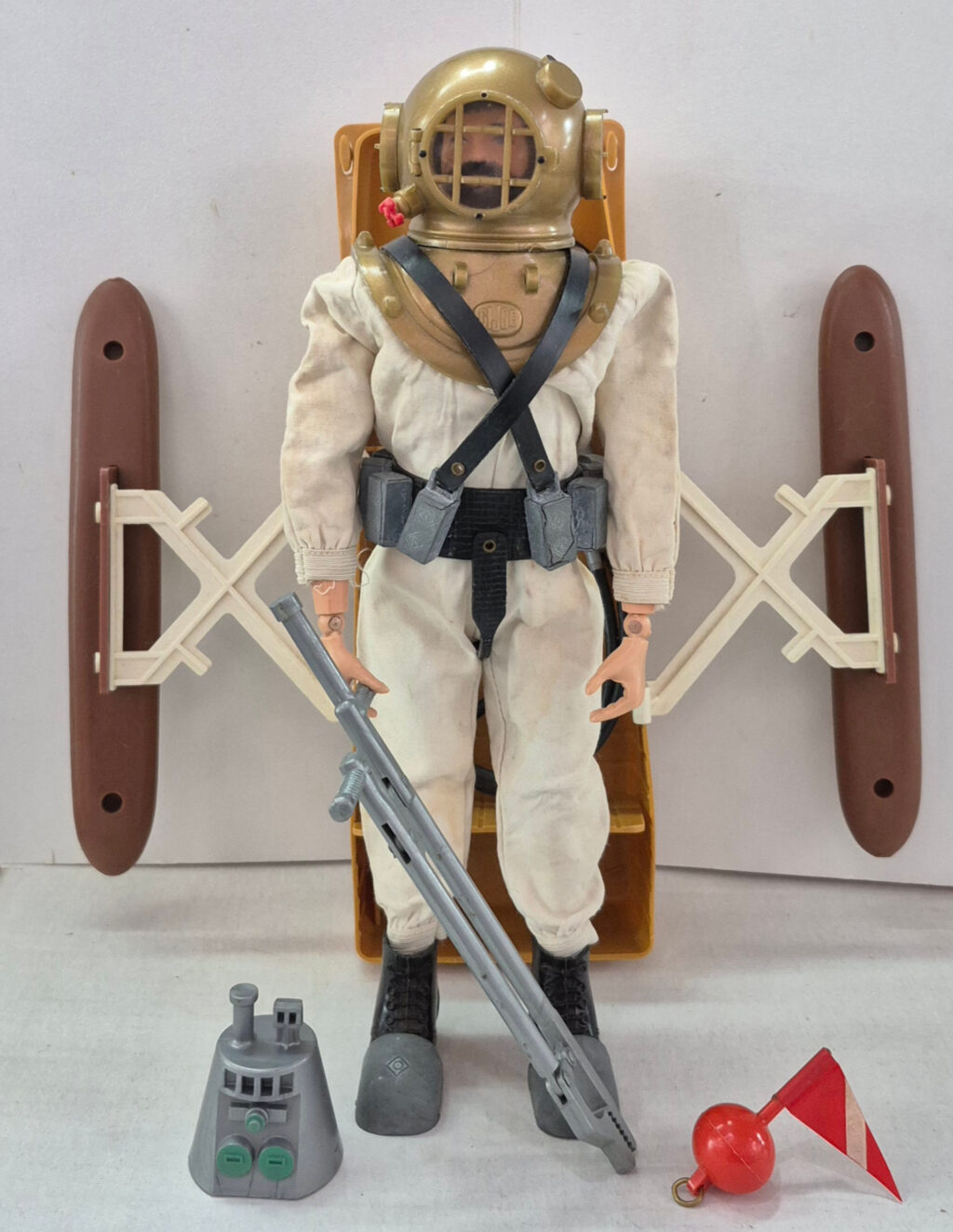 1973 Hasbro G.I. Joe Adventure Team Land Adventurer with Sears Exclusive Mystery of the Boiling Lagoon Action Set 1
