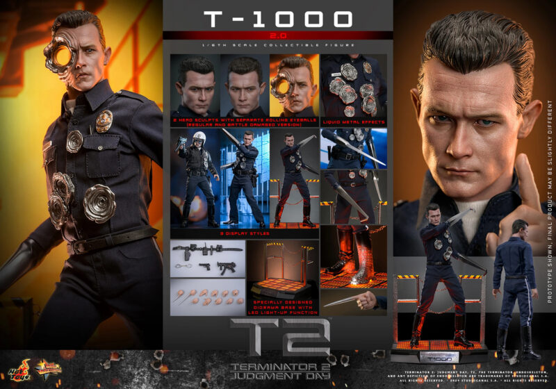 Hot Toys MMS774 Terminator 2: Judgment Day T-1000 2.0 1:6 Scale Figure 3