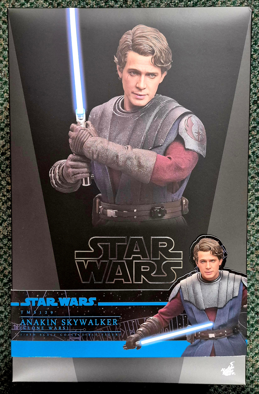 Hot Toys TMS129 Star Wars Ahsoka (Clone Wars) Anakin Skywalker 1:6 Scale Figure 1