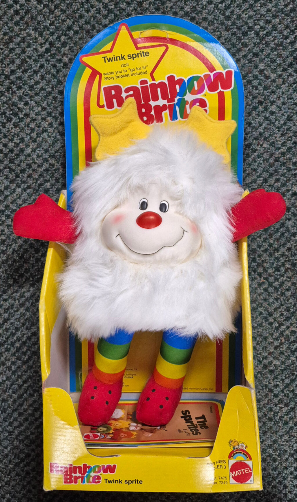 MIB 1983 Mattel Rainbow Brite 12" Twink Sprite - Mint in Box 1