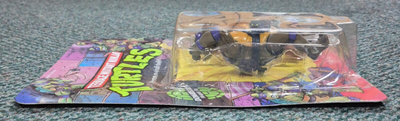 MOC 1988 Playmates TMNT 10-Back Donatello Action Figure: Mint on Factory Sealed Unpunched Card 3