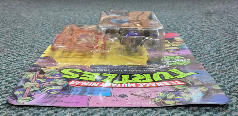 MOC 1988 Playmates TMNT 10-Back Donatello Action Figure: Mint on Factory Sealed Unpunched Card 5