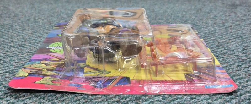 MOC 1988 Playmates TMNT 10-Back Donatello Action Figure: Mint on Factory Sealed Unpunched Card 6