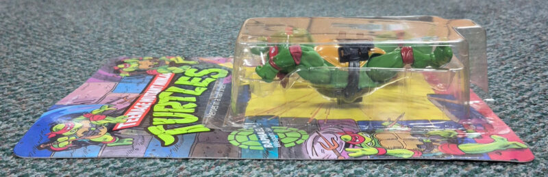 MOC 1988 Playmates TMNT 10-Back Raphael Action Figure: Mint on Factory Sealed Unpunched Card 4