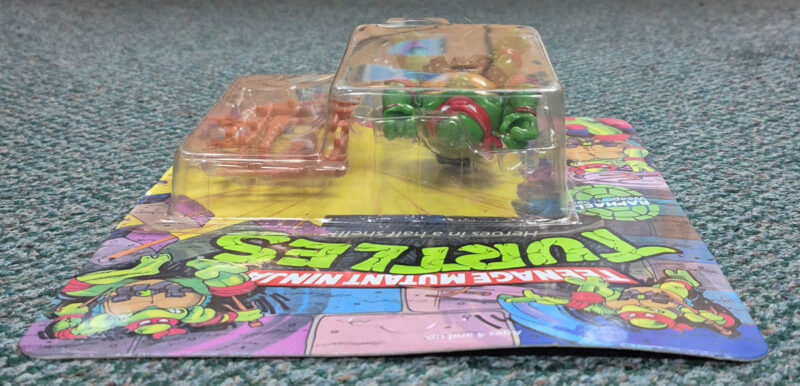 MOC 1988 Playmates TMNT 10-Back Raphael Action Figure: Mint on Factory Sealed Unpunched Card 5