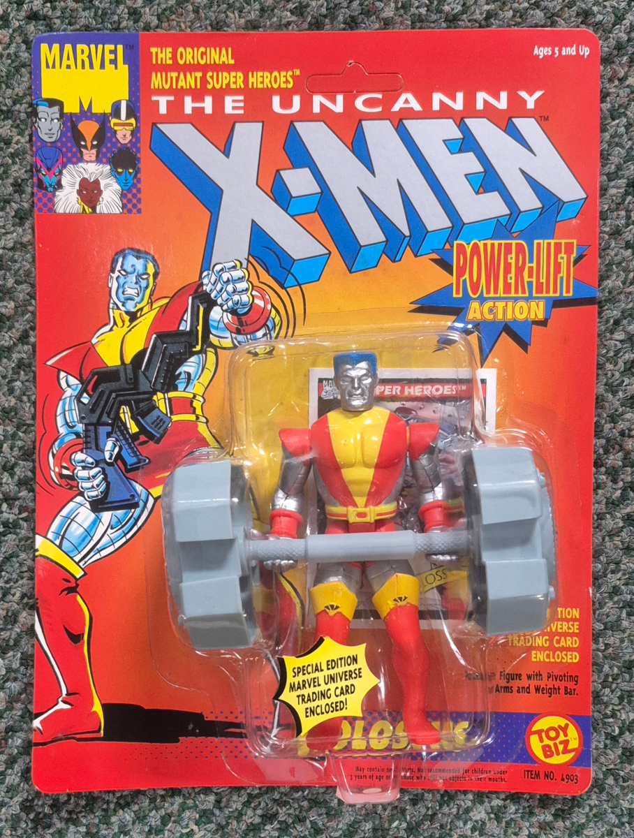 toy-biz-uncanny-x-men-colossus-1 Toy Biz 1991 Uncanny X-Men Colossus Action Figure: Mint on Unpunched Card 1
