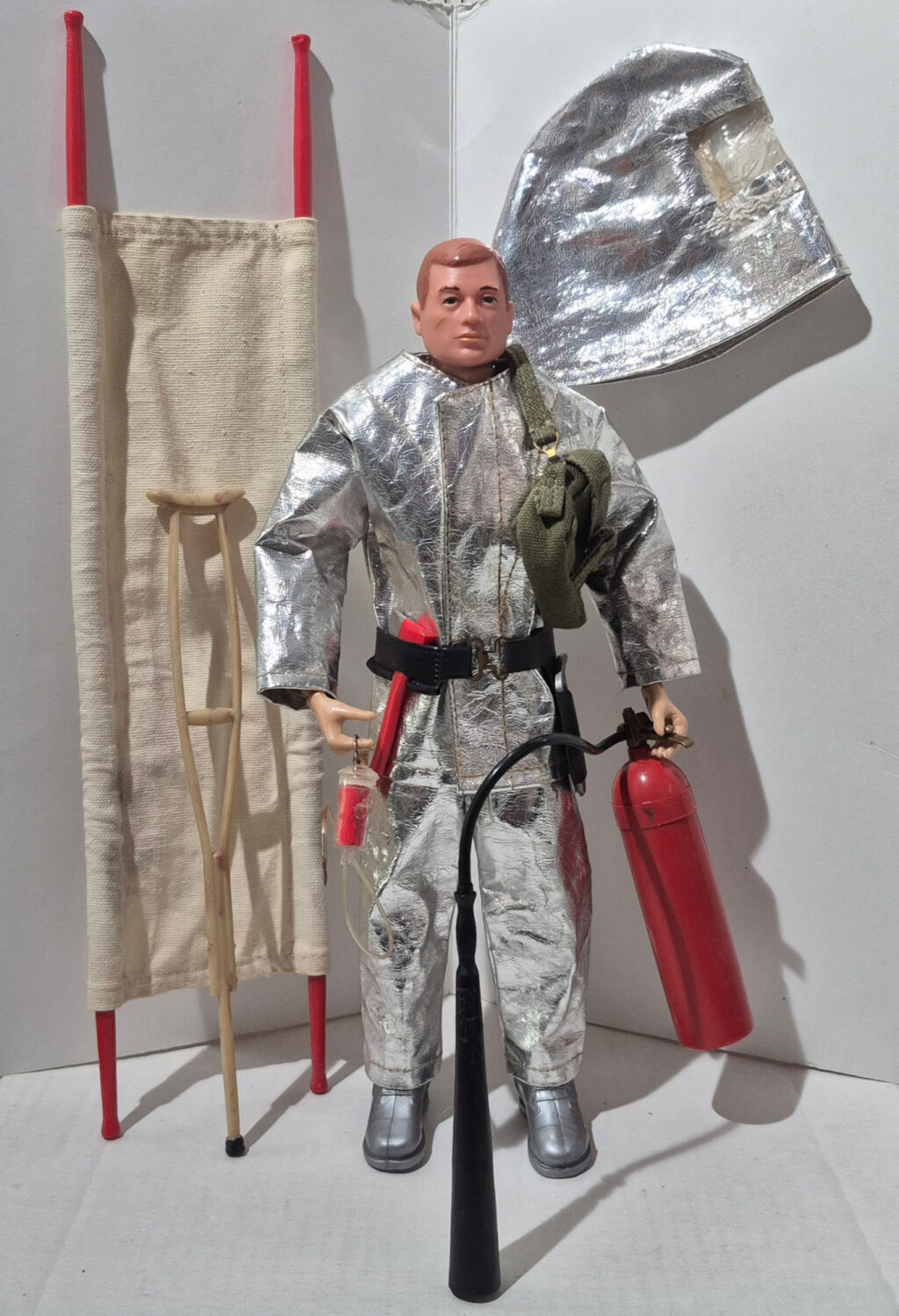 1969 Hasbro Adventures of G.I. Joe Figure and Mysterious Explosion Action Set 1