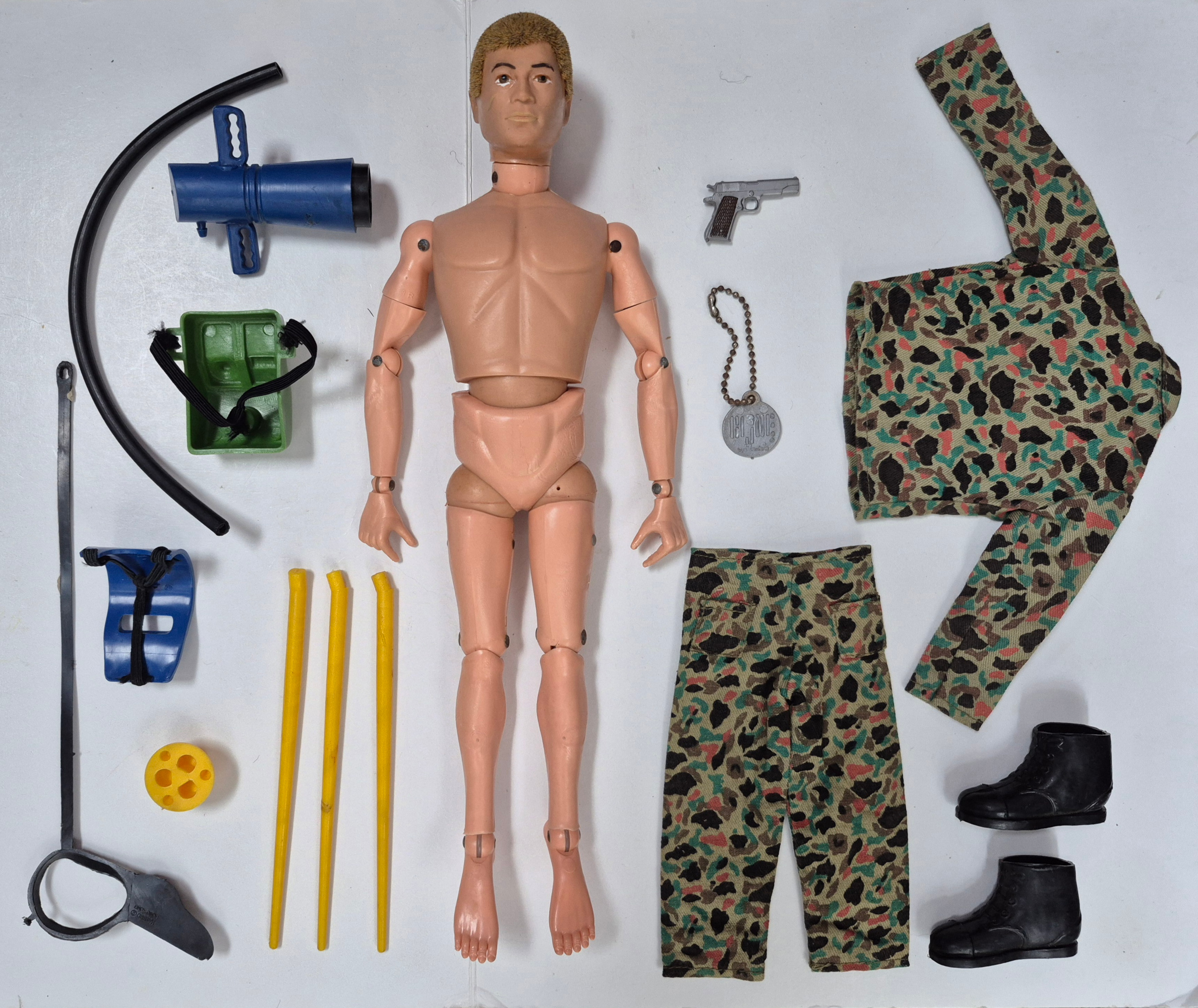 hasbro-1972-gi-joe-man-of-action-and-sonic-rock-blaster-action-set-2 1972 Hasbro G.I. Joe Man of Action with Adventure Team Sonic Rock Blaster Action Set 2