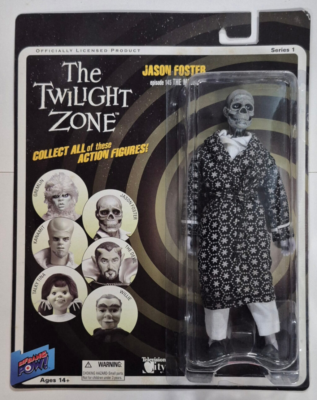 Bif Bang Pow! The Twilight Zone Series 1 Jason Foster Action Figure: Mint on Card 1
