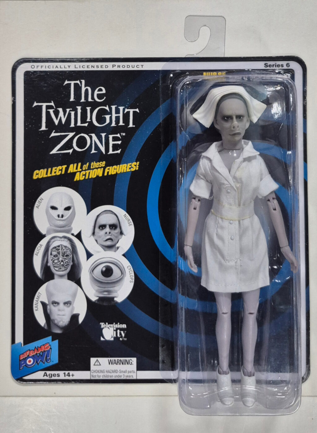 Bif Bang Pow! The Twilight Zone Series 6 Nurse Action Figure: Mint on Card 1