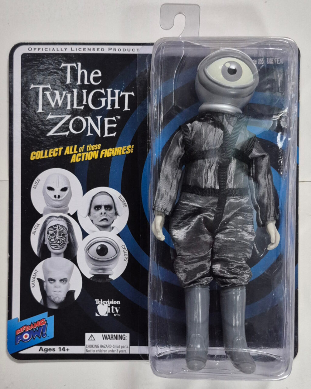Bif Bang Pow! The Twilight Zone Series 7 Cyclops Action Figure: Mint on Card 1