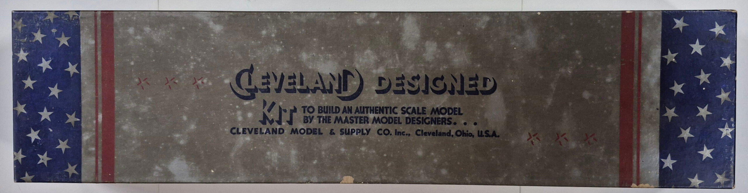 Vintage 1935 Cleveland Designed SF-27 Gee-Bee Supersportster Balsa Wood Airplane Model Kit Unbuilt in the Box 1