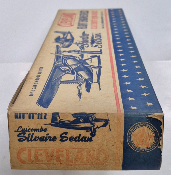 cleveland-models-it-112-3022-silvaire-sedan-balsa-wood-scale-contest-flying-airplane-model-kit-2 Vintage 1948 Cleveland Models IT-112 30" Silvaire Sedan Balsa Wood Airplane Model Kit Unbuilt in the Box 2