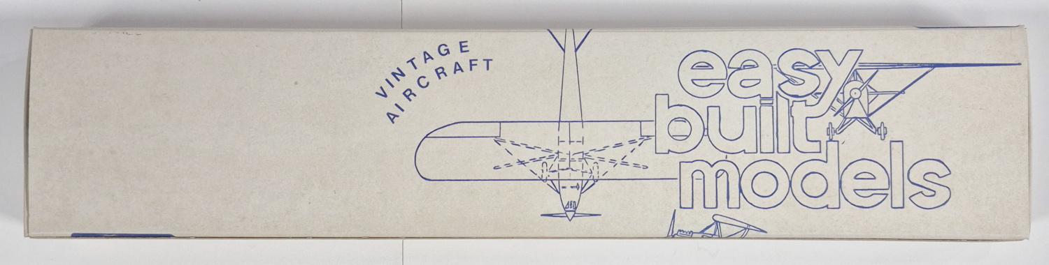 Vintage Easy Built Models FF-51 Gloster Gladiator Balsa Wood Airplane Model Kit Unbuilt in the Box 1